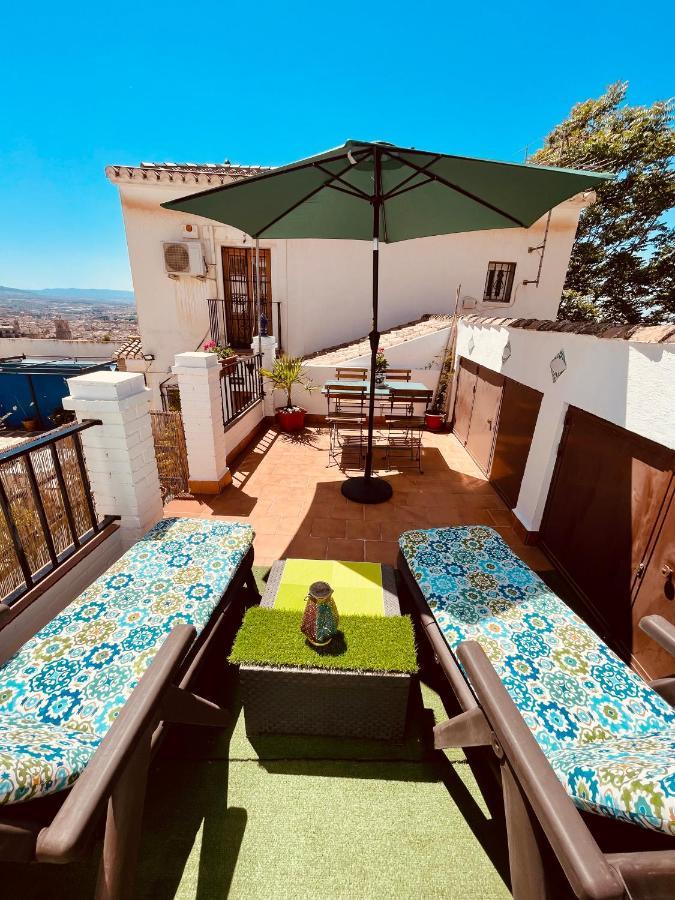 Casa Lucia Albaicin Con Terraza Apartment Granada Bagian luar foto